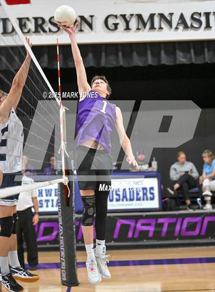 Thumbnail 2 in Northwest Christian vs. North Valley Christian Academy photogallery.