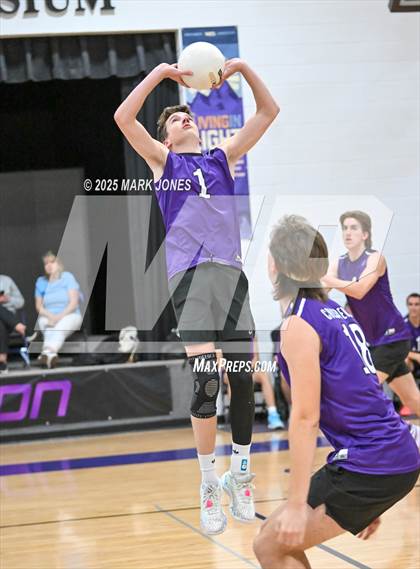 Thumbnail 3 in Northwest Christian vs. North Valley Christian Academy photogallery.