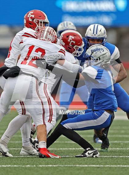 Thumbnail 3 in Steelton-Highspire vs. Fort Cherry (PIAA 1A Championship) photogallery.