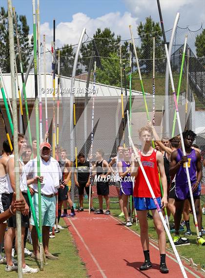 Thumbnail 2 in SCHSL AAAAA State Qualifier (Boys Field Events) photogallery.