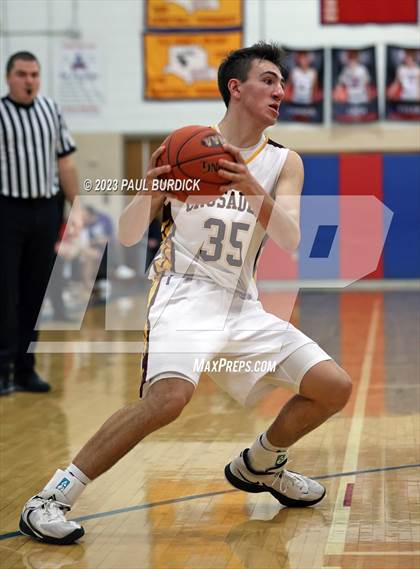Thumbnail 1 in Elk County Catholic vs Cameron County (PIAA District IX Semifinal) photogallery.