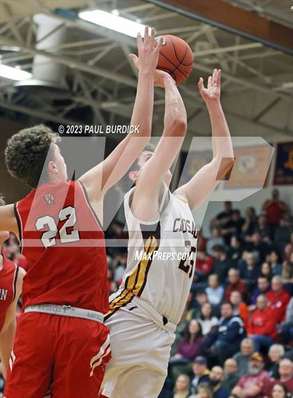 Thumbnail 2 in Elk County Catholic vs Cameron County (PIAA District IX Semifinal) photogallery.