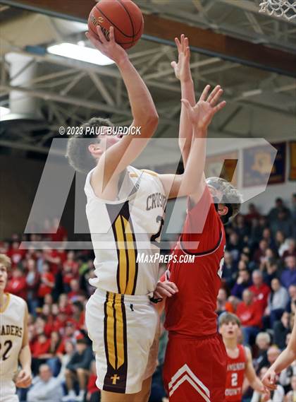 Thumbnail 3 in Elk County Catholic vs Cameron County (PIAA District IX Semifinal) photogallery.