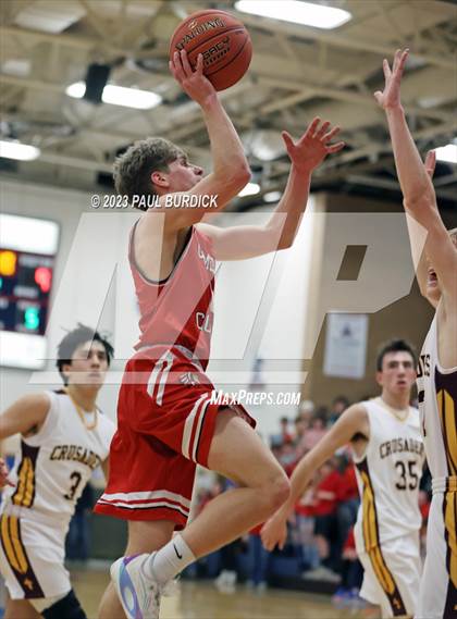 Thumbnail 3 in Elk County Catholic vs Cameron County (PIAA District IX Semifinal) photogallery.