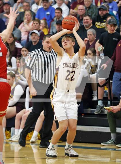 Thumbnail 2 in Elk County Catholic vs Cameron County (PIAA District IX Semifinal) photogallery.
