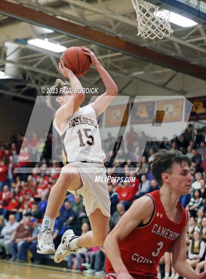 Thumbnail 1 in Elk County Catholic vs Cameron County (PIAA District IX Semifinal) photogallery.