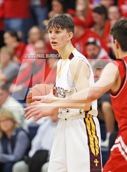 Thumbnail 2 in Elk County Catholic vs Cameron County (PIAA District IX Semifinal) photogallery.