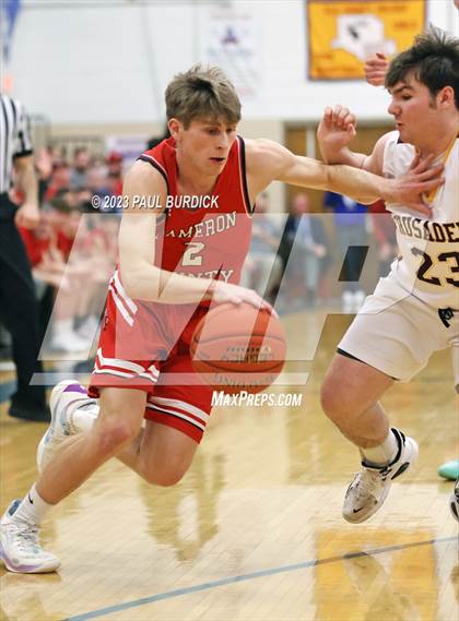 Thumbnail 2 in Elk County Catholic vs Cameron County (PIAA District IX Semifinal) photogallery.