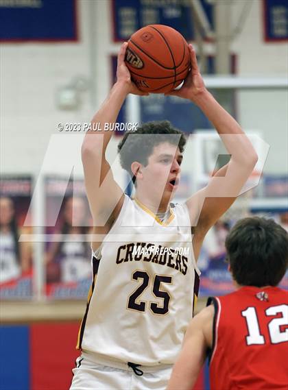 Thumbnail 3 in Elk County Catholic vs Cameron County (PIAA District IX Semifinal) photogallery.
