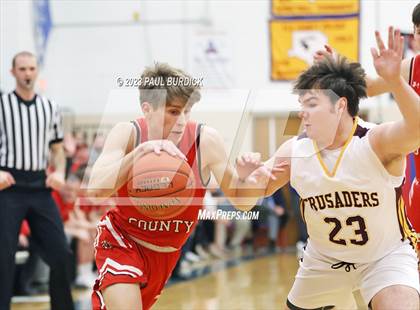 Thumbnail 1 in Elk County Catholic vs Cameron County (PIAA District IX Semifinal) photogallery.
