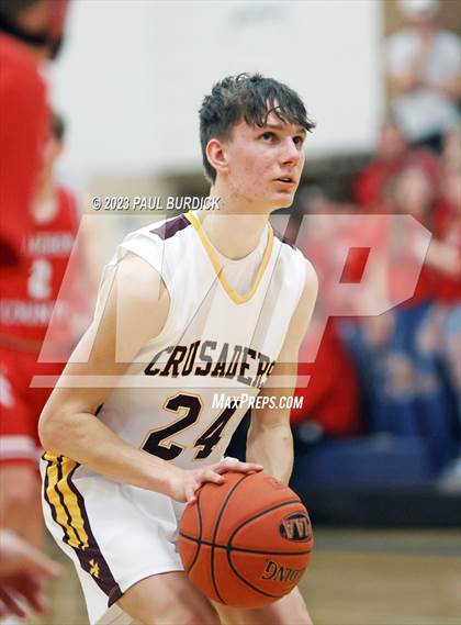 Thumbnail 3 in Elk County Catholic vs Cameron County (PIAA District IX Semifinal) photogallery.
