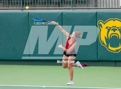 Thumbnail 2 in Plano West vs Houston Memorial (UIL 6A Team Tennis Semifinal) photogallery.