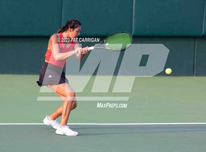 Thumbnail 1 in Plano West vs Houston Memorial (UIL 6A Team Tennis Semifinal) photogallery.
