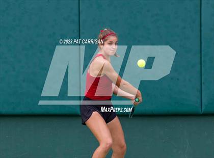 Thumbnail 2 in Plano West vs Houston Memorial (UIL 6A Team Tennis Semifinal) photogallery.