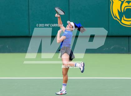 Thumbnail 2 in Plano West vs Houston Memorial (UIL 6A Team Tennis Semifinal) photogallery.