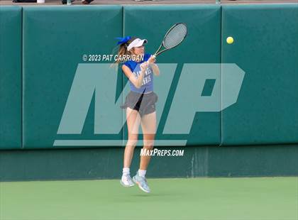Thumbnail 1 in Plano West vs Houston Memorial (UIL 6A Team Tennis Semifinal) photogallery.