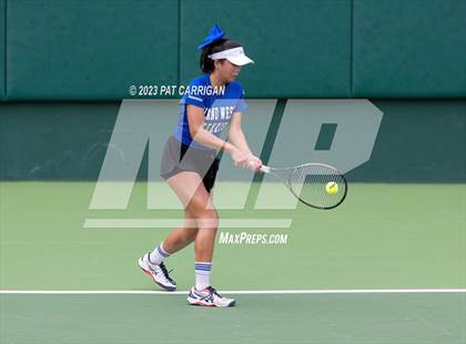 Thumbnail 1 in Plano West vs Houston Memorial (UIL 6A Team Tennis Semifinal) photogallery.
