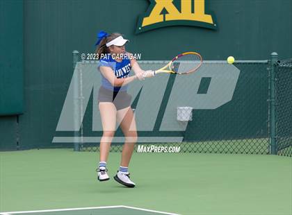 Thumbnail 2 in Plano West vs Houston Memorial (UIL 6A Team Tennis Semifinal) photogallery.