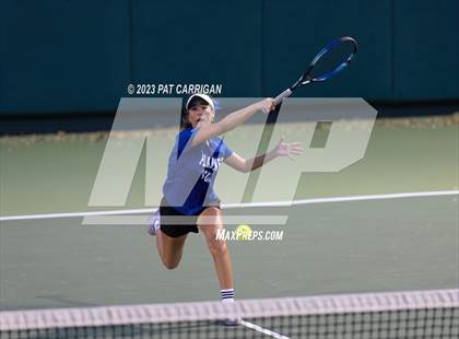 Thumbnail 1 in Plano West vs Houston Memorial (UIL 6A Team Tennis Semifinal) photogallery.