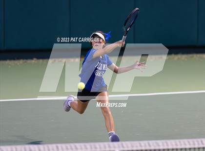 Thumbnail 3 in Plano West vs Houston Memorial (UIL 6A Team Tennis Semifinal) photogallery.