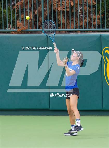 Thumbnail 1 in Plano West vs Houston Memorial (UIL 6A Team Tennis Semifinal) photogallery.