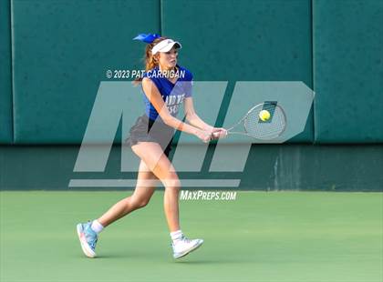 Thumbnail 2 in Plano West vs Houston Memorial (UIL 6A Team Tennis Semifinal) photogallery.