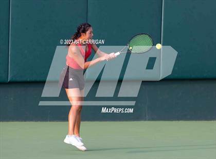 Thumbnail 3 in Plano West vs Houston Memorial (UIL 6A Team Tennis Semifinal) photogallery.