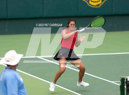 Thumbnail 1 in Plano West vs Houston Memorial (UIL 6A Team Tennis Semifinal) photogallery.