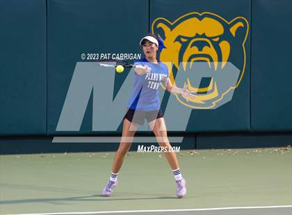 Thumbnail 1 in Plano West vs Houston Memorial (UIL 6A Team Tennis Semifinal) photogallery.