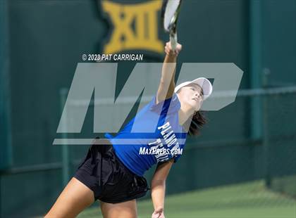 Thumbnail 1 in Plano West vs Houston Memorial (UIL 6A Team Tennis Semifinal) photogallery.