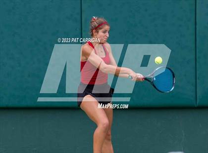 Thumbnail 3 in Plano West vs Houston Memorial (UIL 6A Team Tennis Semifinal) photogallery.