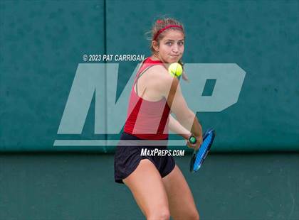 Thumbnail 1 in Plano West vs Houston Memorial (UIL 6A Team Tennis Semifinal) photogallery.