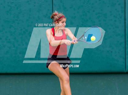 Thumbnail 1 in Plano West vs Houston Memorial (UIL 6A Team Tennis Semifinal) photogallery.
