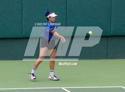 Thumbnail 1 in Plano West vs Houston Memorial (UIL 6A Team Tennis Semifinal) photogallery.