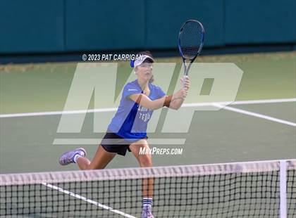 Thumbnail 2 in Plano West vs Houston Memorial (UIL 6A Team Tennis Semifinal) photogallery.