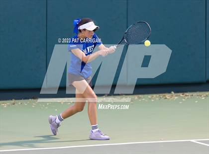 Thumbnail 2 in Plano West vs Houston Memorial (UIL 6A Team Tennis Semifinal) photogallery.