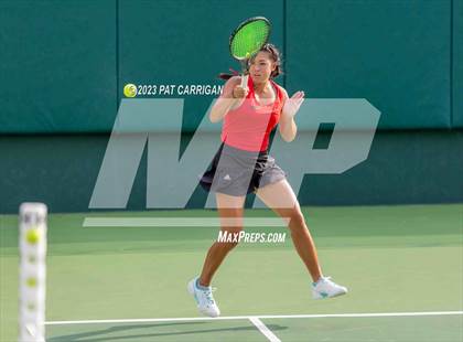 Thumbnail 1 in Plano West vs Houston Memorial (UIL 6A Team Tennis Semifinal) photogallery.