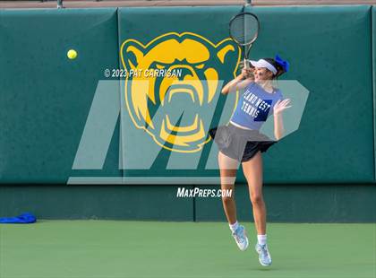 Thumbnail 1 in Plano West vs Houston Memorial (UIL 6A Team Tennis Semifinal) photogallery.