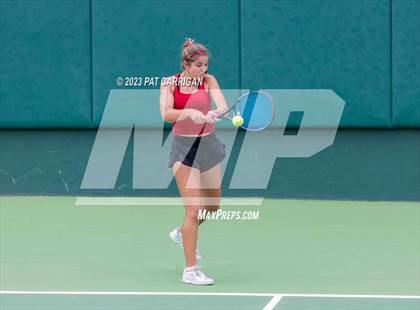 Thumbnail 1 in Plano West vs Houston Memorial (UIL 6A Team Tennis Semifinal) photogallery.