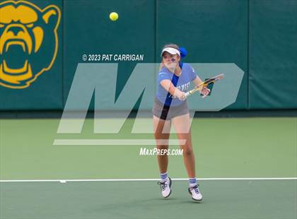 Thumbnail 2 in Plano West vs Houston Memorial (UIL 6A Team Tennis Semifinal) photogallery.