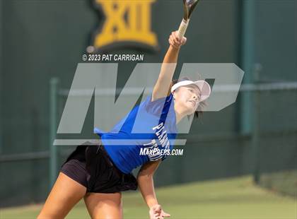 Thumbnail 2 in Plano West vs Houston Memorial (UIL 6A Team Tennis Semifinal) photogallery.