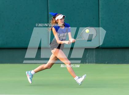 Thumbnail 3 in Plano West vs Houston Memorial (UIL 6A Team Tennis Semifinal) photogallery.