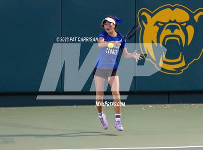 Thumbnail 1 in Plano West vs Houston Memorial (UIL 6A Team Tennis Semifinal) photogallery.