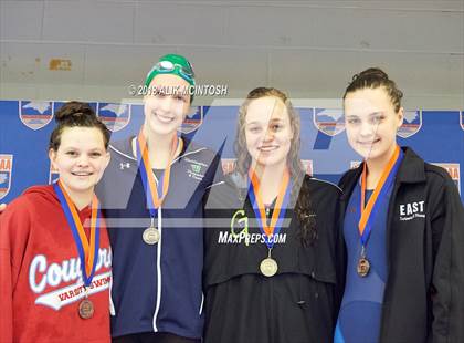 Thumbnail 3 in NCHSAA 3A State Swimming Championship (Finals) photogallery.