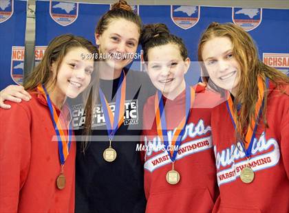 Thumbnail 1 in NCHSAA 3A State Swimming Championship (Finals) photogallery.