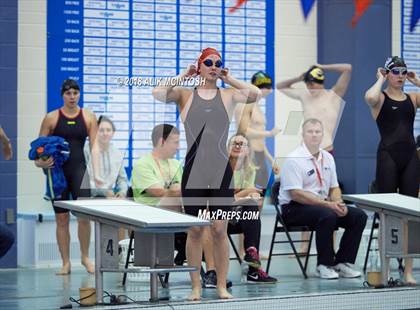 Thumbnail 2 in NCHSAA 3A State Swimming Championship (Finals) photogallery.