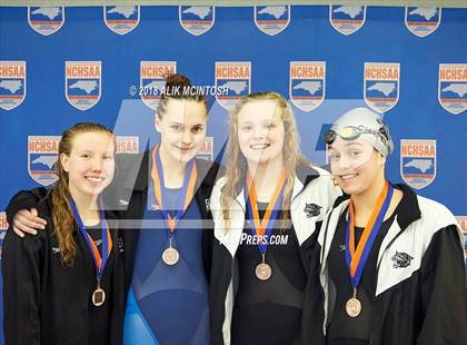 Thumbnail 2 in NCHSAA 3A State Swimming Championship (Finals) photogallery.
