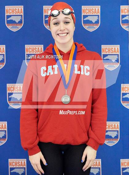 Thumbnail 3 in NCHSAA 3A State Swimming Championship (Finals) photogallery.