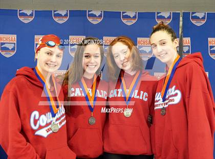 Thumbnail 2 in NCHSAA 3A State Swimming Championship (Finals) photogallery.