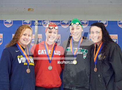 Thumbnail 2 in NCHSAA 3A State Swimming Championship (Finals) photogallery.